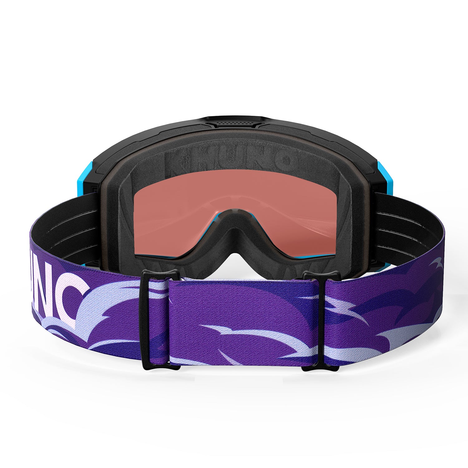 KHUNO NIMBUS Cylindrical Snow Goggles Dual ZEISS Lenses - Blue Cumulus