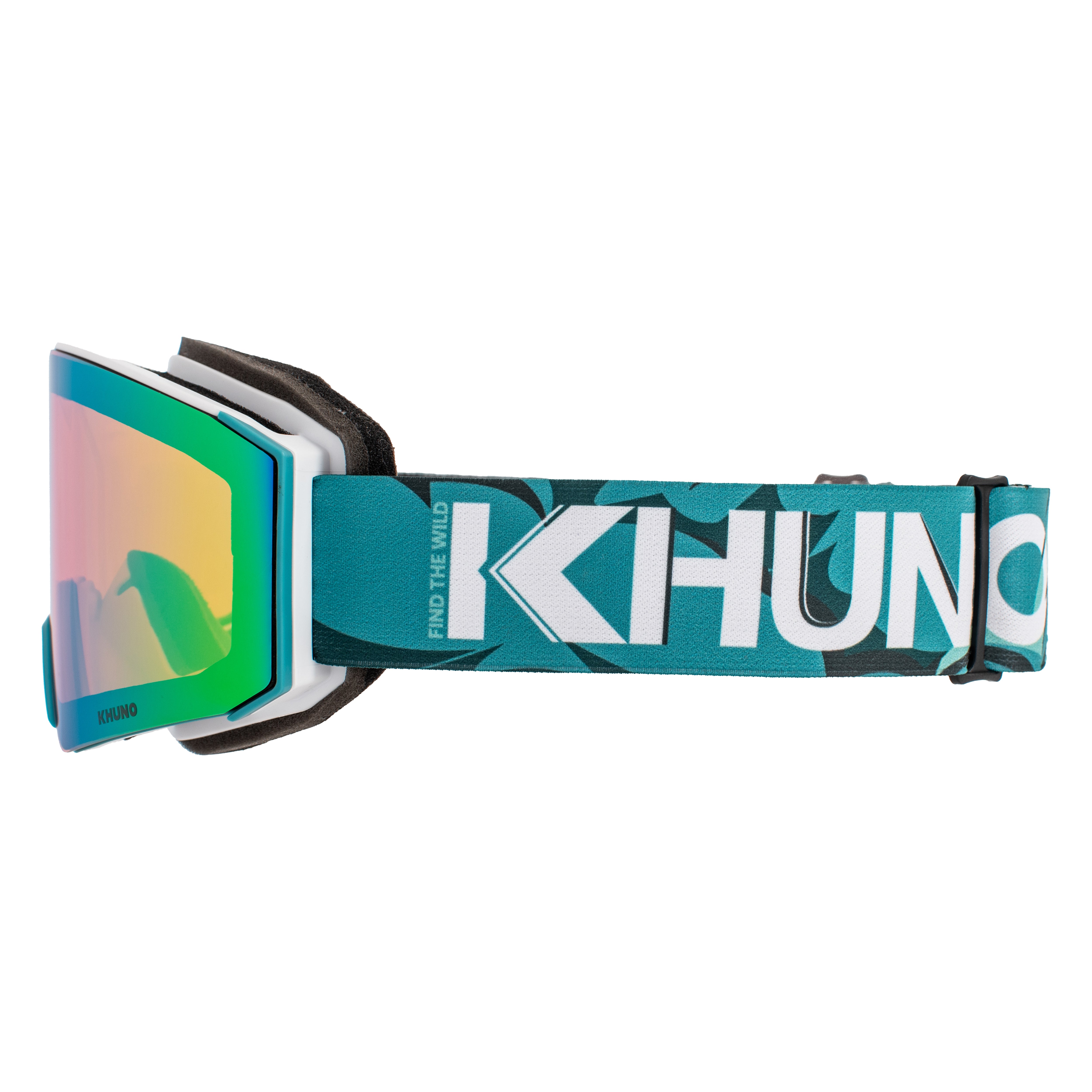 KHUNO NIMBUS Cylindrical Snow Goggles Dual ZEISS Lenses - Green Cirrus