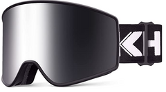 KHUNO Avigator Cylindrical Ski Goggles - Black