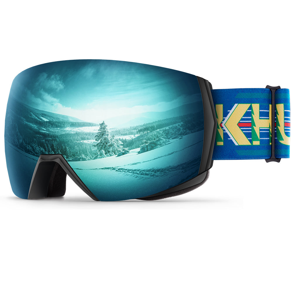 KHUNO Jaeger Series Snow Goggles - Toric Mag-Lens System & OTG Design -  Colorado Version